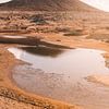Red mountain in El Médano, Tenerife by Elke Wendrickx