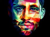 Gewoon gezicht - Portret - Pop Art van Felix von Altersheim thumbnail