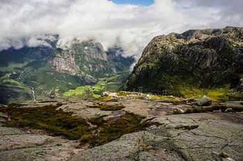 Kjeragbolten in Noorwegen