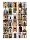 Collage aus Türen von Nicolette Vermeulen Miniaturansicht