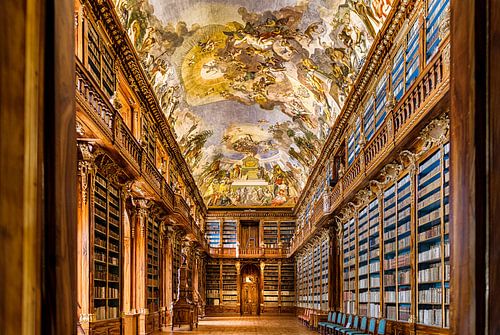 Beautiful library in Prague
