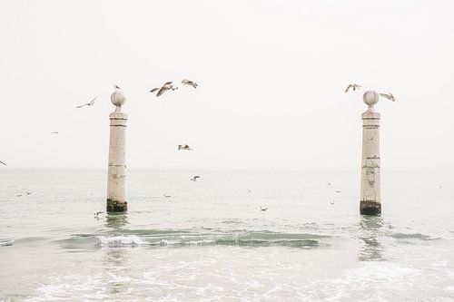 Ocean near Lisbon Portugal