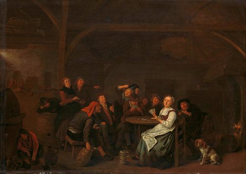 Het valse kaartspelen, Jan Miense Molenaer