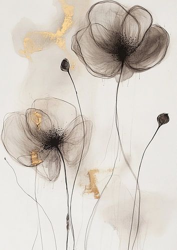 Gouden Bloemen | Whispers of Elegance