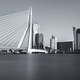 Erasmusbrug en De Rotterdam von Amir Cengic