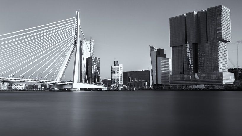 Erasmusbrug en De Rotterdam von Amir Cengic