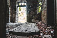 with the door in the house