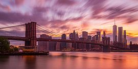 New York Skyline - Brooklyn Bridge 2016 (2) by Tux Photography