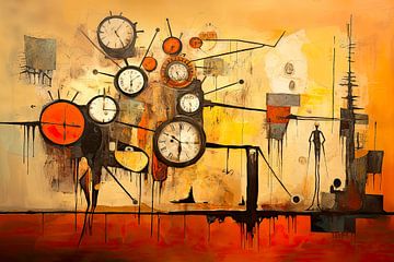 The floating clocks by Erich Krätschmer