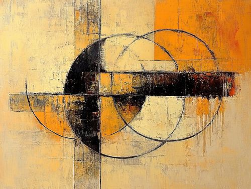 Abstrait reposant | Abstrait équilibre peinture