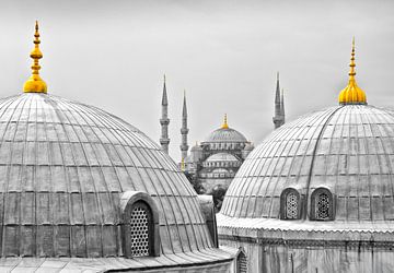 Sultan Ahmed Mosque Istanbul Turkey. by Ron van der Stappen