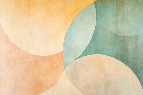 Formes circulaires | Cercles pastel qui se chevauchent