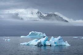 Dramatische Landschaft in der Antarktis (2) von Anges van der Logt