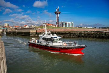 Loodsboot Wulpen vaart uit in Vlissingen van MSP Canvas