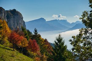 Alpenlandschaft in Savoie in Frankreich