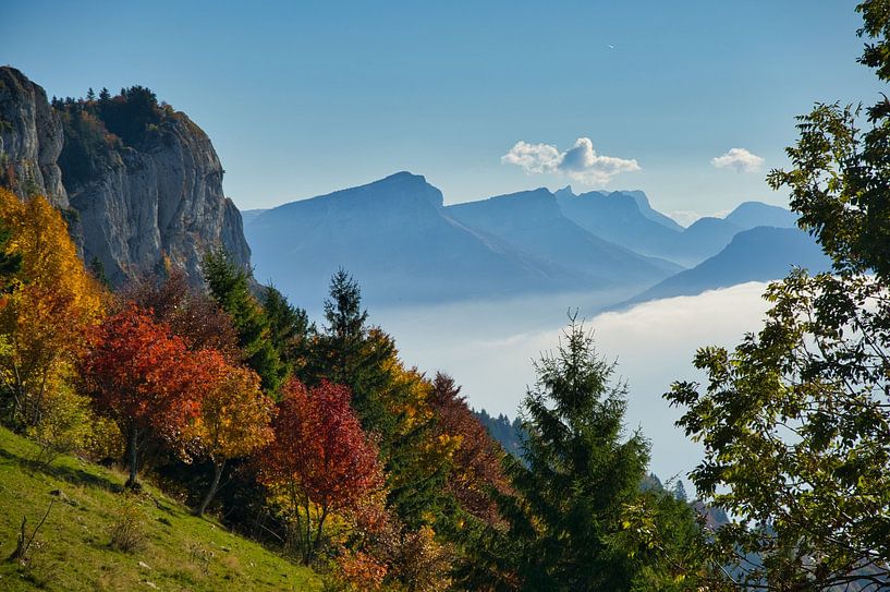 Alpenlandschap in Savoie in Frankrijk van Tanja Voigt