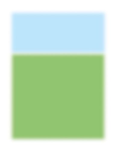 blue sky over a green field