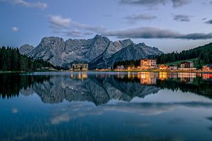 Lago Misurina in den Dolomiten