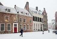 Sneeuw achter de Dom in Utrecht van Chris Heijmans thumbnail