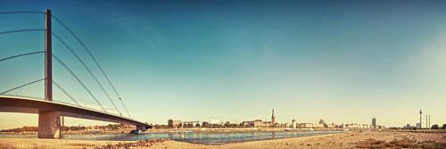 Düsseldorfer Altstadt Panorama von Frank Wächter