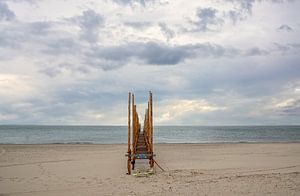Steg am Leuchtturm von Texel