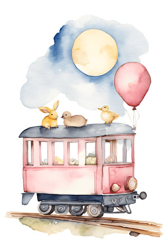 The Dream Tram – Cheerful Little Animals on a Journey