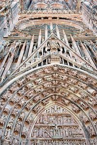 Detail der Notre-Dame von Straßburg