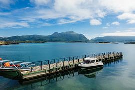 Küste auf den Lofoten in Norwegen von Rico Ködder