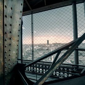 Eiffel Tower (interior with view) by Bert-Jan de Wagenaar