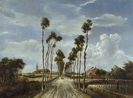 The Avenue at Middelharnis, Meindert Hobbema