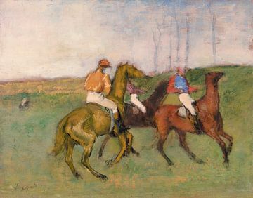 Edgar Degas,Jockeys en racepaarden