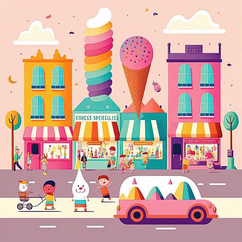 La ville des bonbons