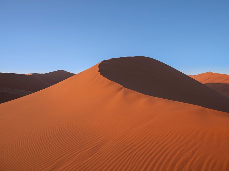 Zandduin in woestijnlandschap van Omega Fotografie