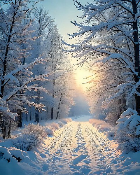 Winterlandschap van Jean Pierre