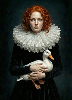 Rousse néerlandaise avec canard