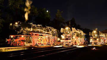 Steam locomotive Rotterdam by Annemarie Goudswaard