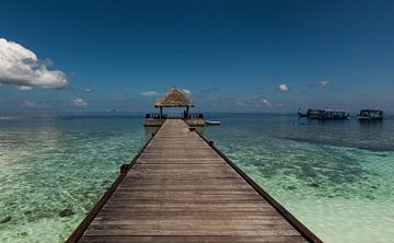 Steiger op de Malediven