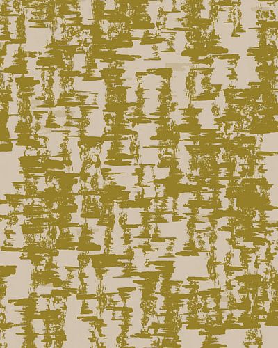 Mosterdgeel. Retro jaren 70 patroon. Minimalistische woondecoratie.