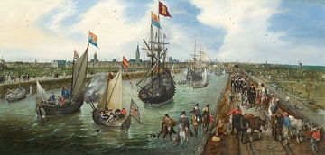 The departure of a dignitary from Middelburg