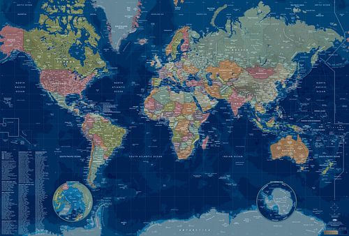 POLAR wereldkaart (bijgewerkt tot 2025)