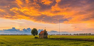 Sonnenuntergang an der Chapel on the Hill