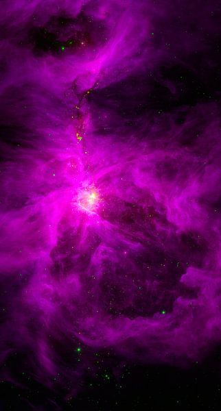 Art galaxy with elements from NASA by de-nue-pic