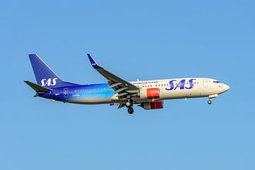 SAS Boeing 737-800 in Celebrating 70 years livery.