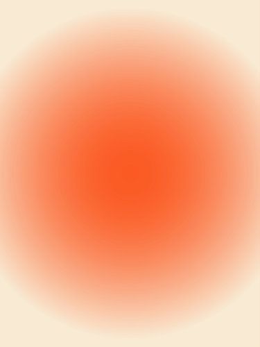 Abstracte kleurverloop in de oranje gloed van de zonsondergang. Minimalistische kunst in warme tinten