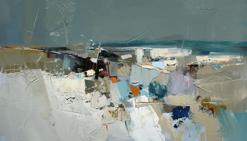 Moderne und abstrakte Landschaft