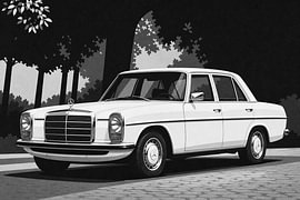 Zeitloser Mercedes von Bas Potman