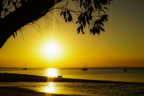 Zonsondergang Fraser Island