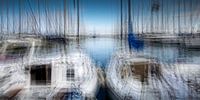 Marina St. Stefano al Mare IV | Imperia | Ligurien | Italien - eine abstrakte Interpretation von Nicole Holz Miniaturansicht