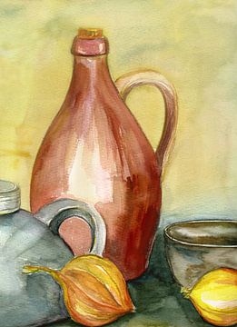 earthenware jugs by Claudia Gründler