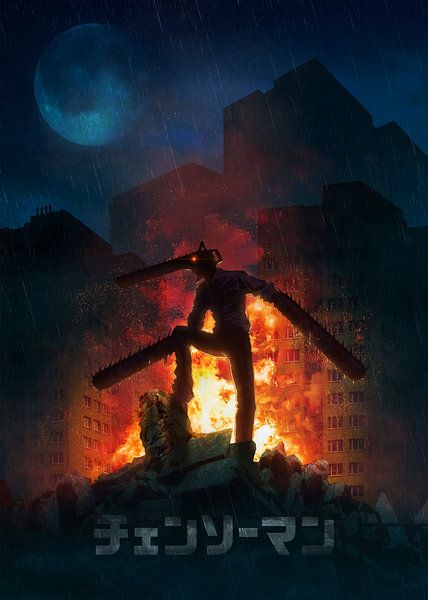 Brennende Stadt von Steven Kingsbury